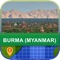 Burma (Myanmar) offline map mobile application