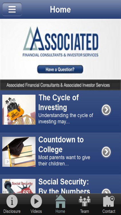 Associated Financial Consultants Investor Services