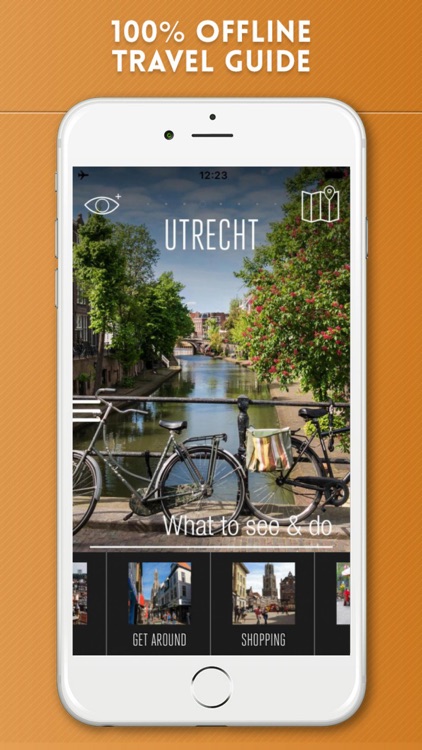 Utrecht Travel Guide with Offline City Street Map