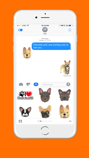 French Bulldog Emoji(圖1)-速報App