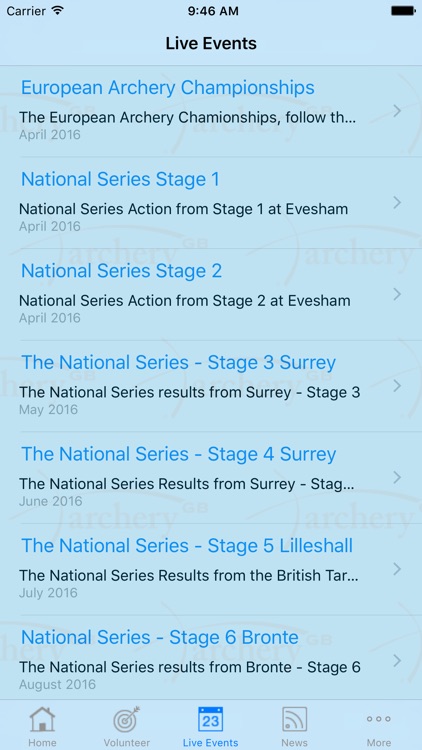 The Archery GB App