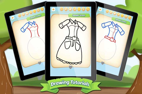 Draw And Paint Dresses For Dolls screenshot 2