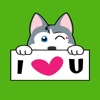 Siberian Husky Stickers - Dog Stickers and Emoji