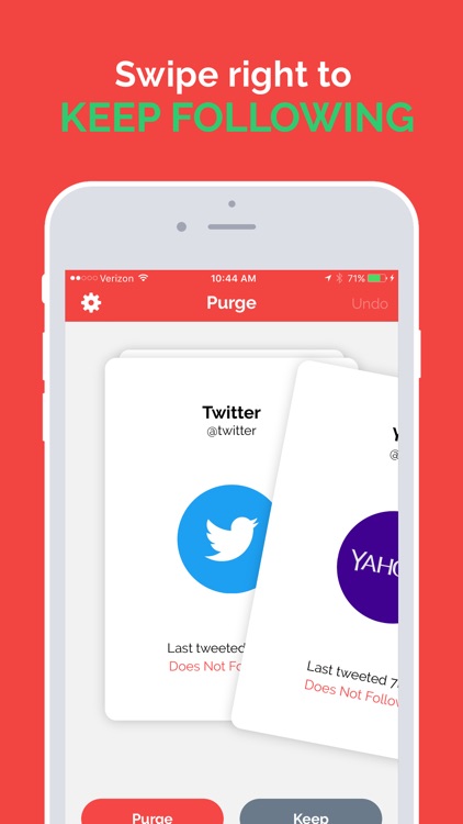 Purge - Manage who you follow