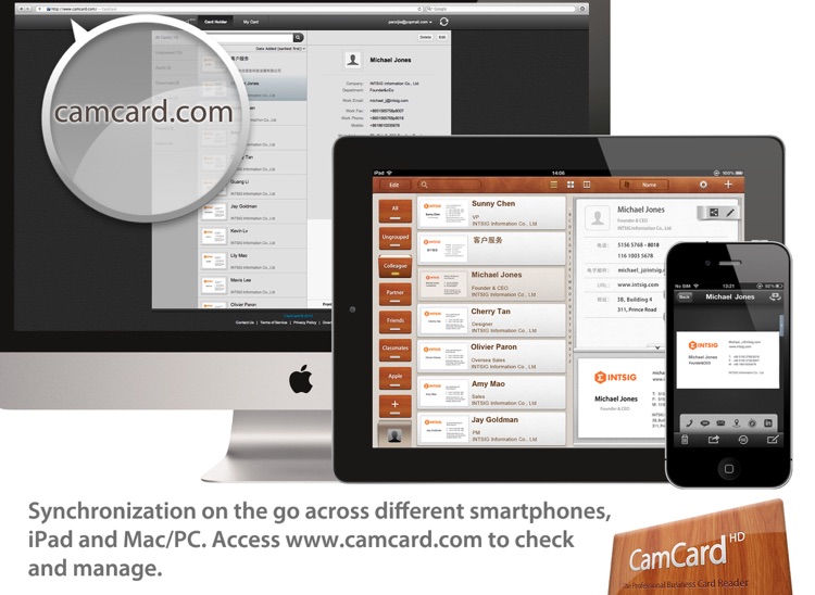 CamCard HD Free - Business Card Scanner & Reader screenshot-3