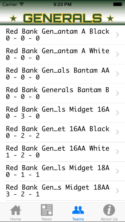 Red Bank Generals Hockey