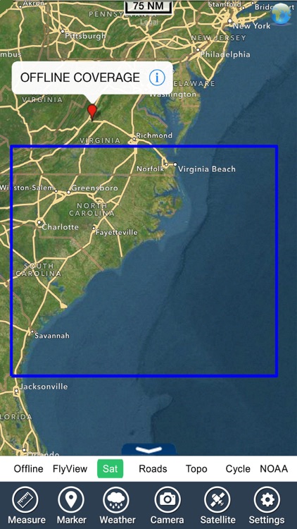 Boating Georgia South to North Carolina HD GPS Map screenshot-4