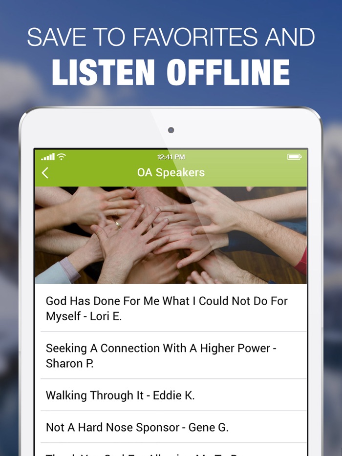 Overeaters Anonymous Speaker Tapes OA Meetings