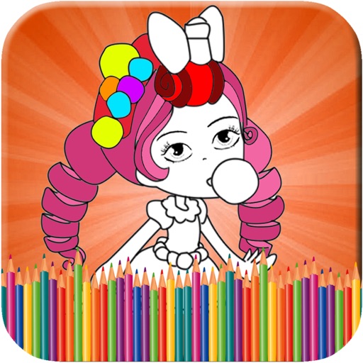 Princess Pearl Coloring Book Lovely Game Icon
