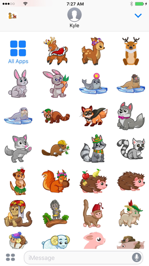 Zoo Cuties: 可爱的动物贴纸 for iMessage(圖2)-速報App