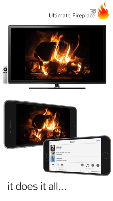 How to cancel & delete Ultimate Fireplace HD for Apple TV from iphone & ipad 1