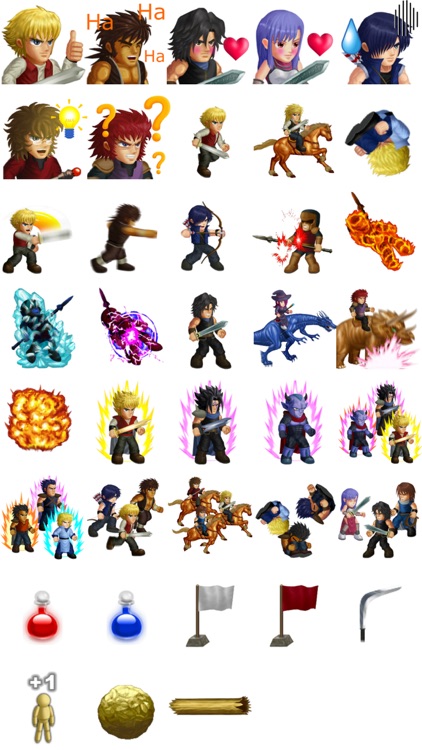 Hero Fighter X sticker pack
