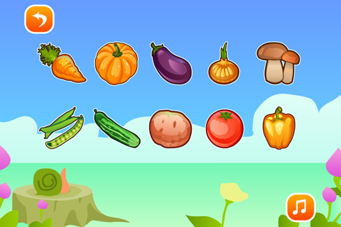 皮皮猴认蔬菜 - 儿童早教益智游戏 screenshot 3