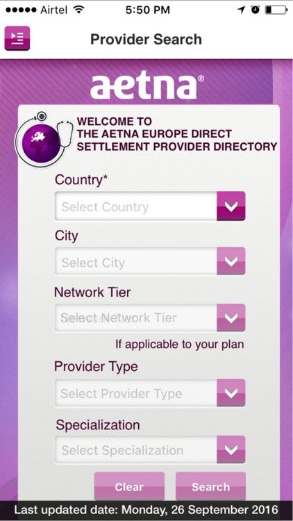 Aetna Int'l Europe Providers