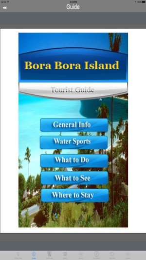 Bora Bora French Polynesia Tourist Travel Guide(圖3)-速報App