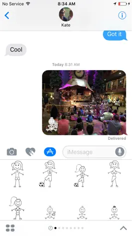 Game screenshot Stick Figs for iMessage mod apk