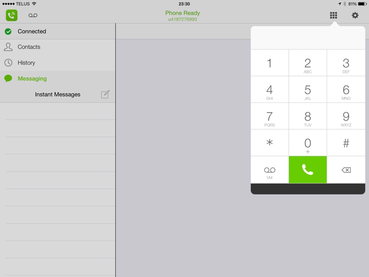 TELUS BVoIP Mobile for iPad