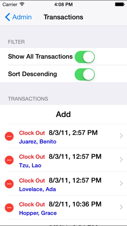 TimeClock ST screenshot-3