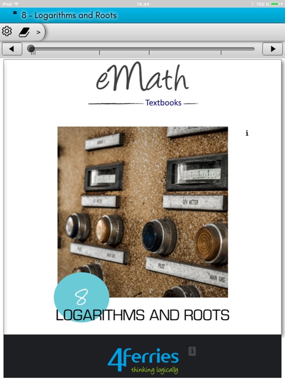 eMath8: Logarithms and roots