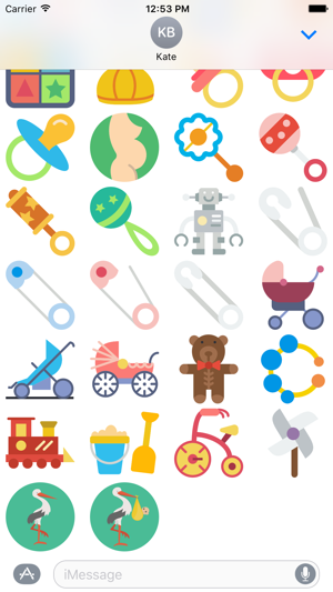 Baby Stickers for iMessage - Pregnancy M