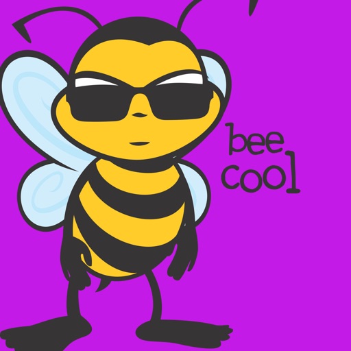 Bee Cool - Redbubble sticker pack