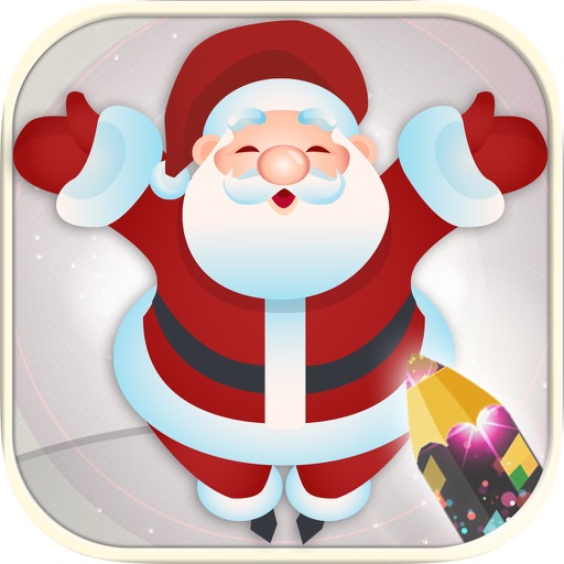 Paint Christmas magic - Christmas coloring pages Icon