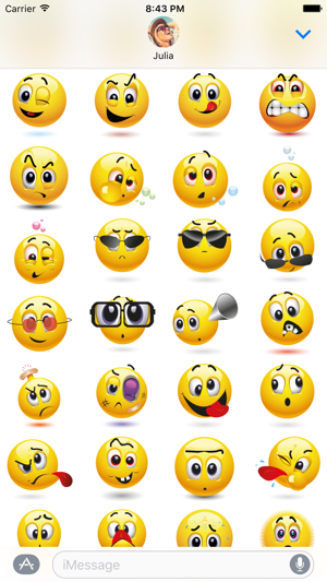 Emoji Stickers Pack for iMessage(圖3)-速報App