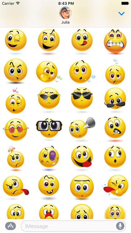 Emoji Stickers Pack for iMessage