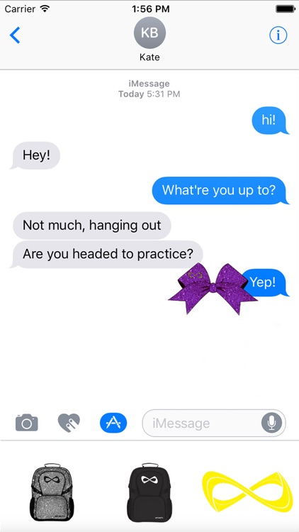 Nfinity Cheer Stickers