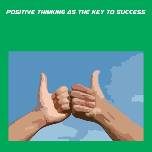 Positive Thinking As The Key To Success icon