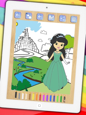 Scratch and paint Princesses - Premium screenshot 4