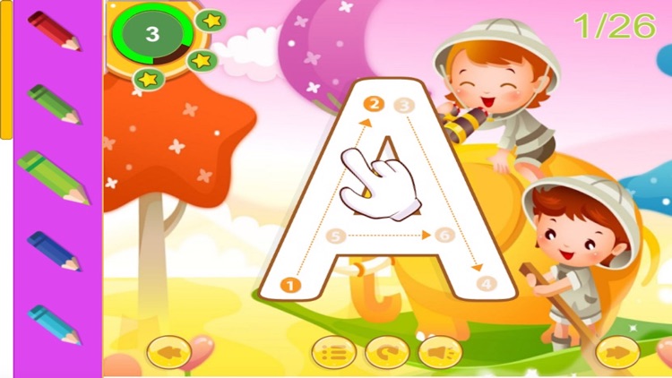 ABC Alphabet sounds learning games for little kids