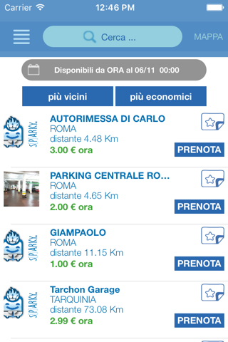 Sparky – parcheggio rapido ed economico! screenshot 2