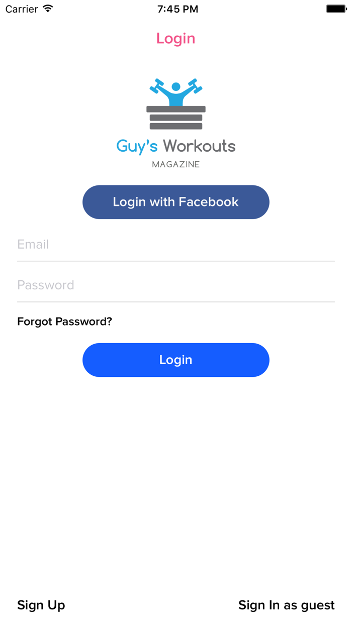 Guy’s Workout Magazine