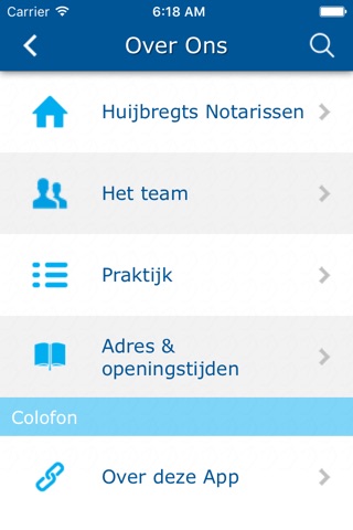 Huijbregts Notarissen screenshot 2