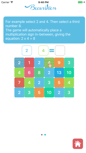 Brainstorm - Free math game for kids and toddlers(圖2)-速報App