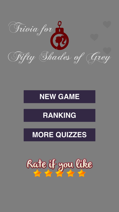 How to cancel & delete Trivia for 50 Shades of Grey - Book/Film Free Quiz from iphone & ipad 1