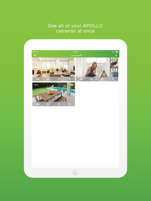 Amped Wireless APOLLO Camera App (Tablet