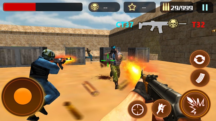 Counter terrorist:multiplayer fps shooting games screenshot-3