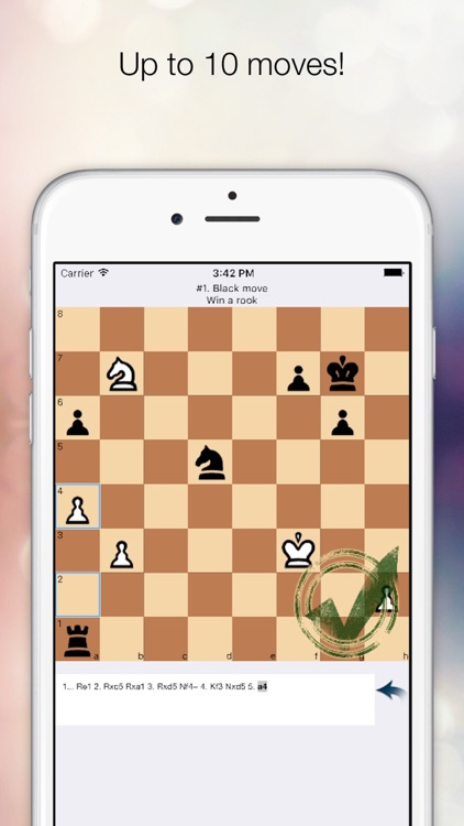 Chess Tactic 2 - interactive chess training puzzle. Part 2