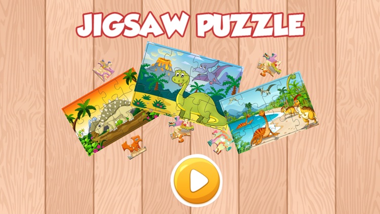 Dinosaur Jigsaw Puzzle Dino for toddlers and kids