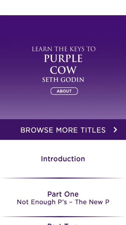 Meditation Audiobook for Purple Cow by Seth Godin