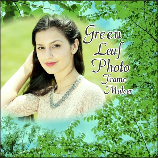 Green Leaf Photo Frame Maker Top New 3D Art Design