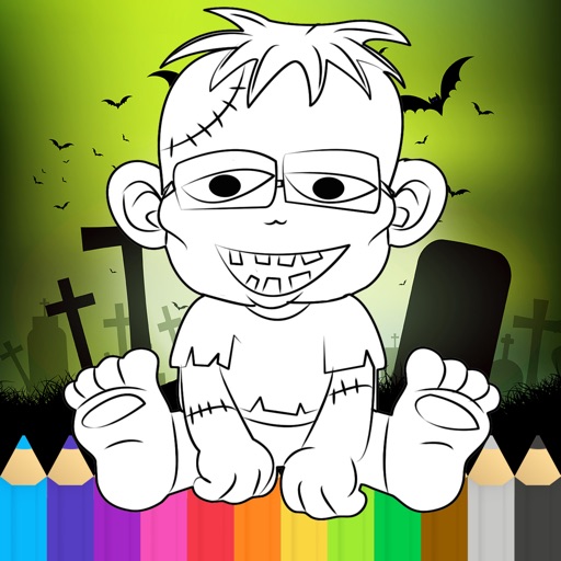 Zombies the Dead Coloring Book Free Game iOS App