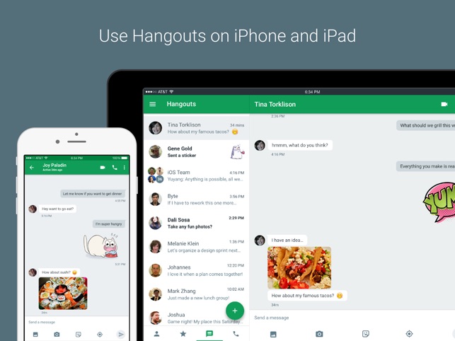 16+ Hangouts App Pictures