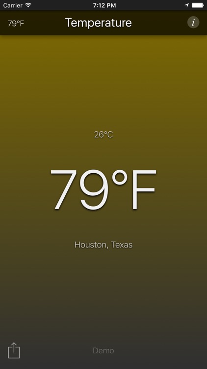 Temperature App