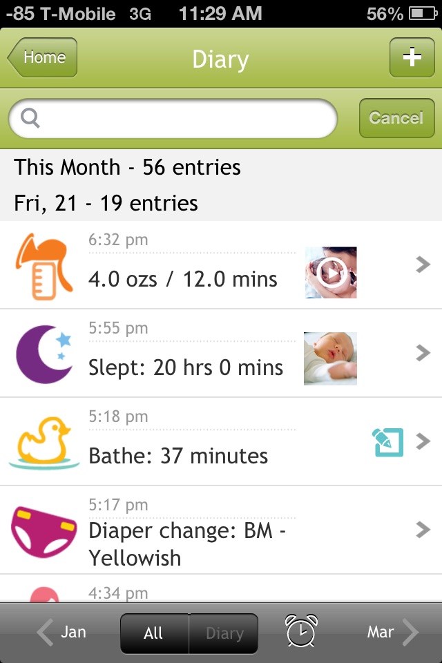 Baby Breastfeeding Tracker screenshot 3