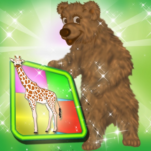 Wild Animals Memory Match Flash Cards Game Icon