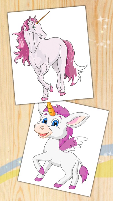 How to cancel & delete Unicorn & pegasus coloring pages Fantastic animals from iphone & ipad 4