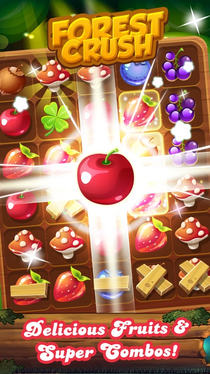 Forest Fruit Crush Link - Connect  Match 3 game